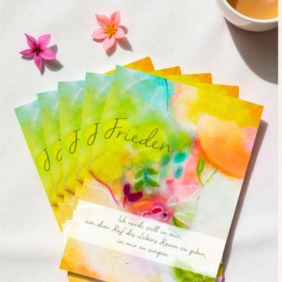 Frieden-Karte - kostenlos zum Weiterschenken - 10 Stck.