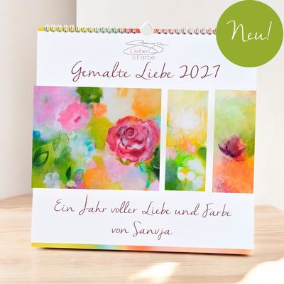 Wand-Kalender 2027 Gemalte Liebe