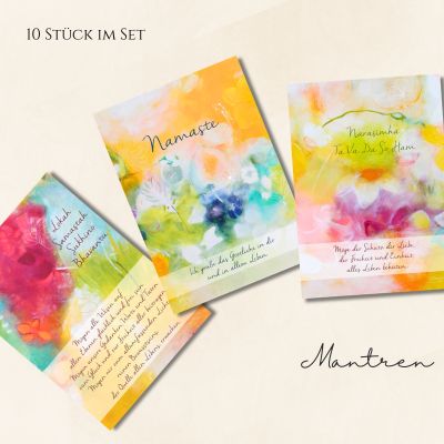 Mantra-Postkarten-Set
