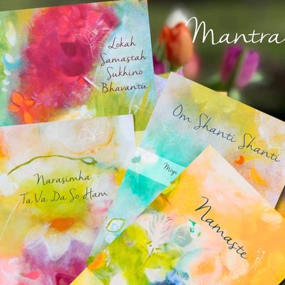 Mantra-Postkarten-Set