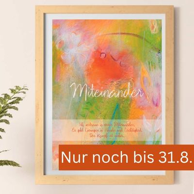 "Miteinander" Kunstdruck DIN A3