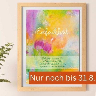 "Einfachheit" Kunstdruck DIN A3