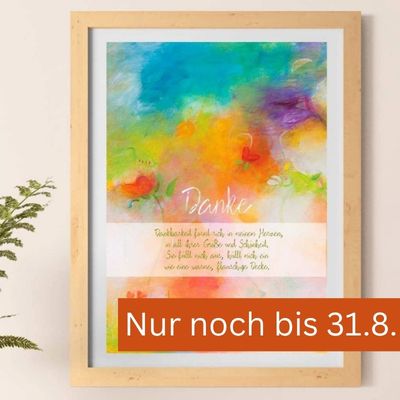 "Danke" Kunstdruck DIN A3