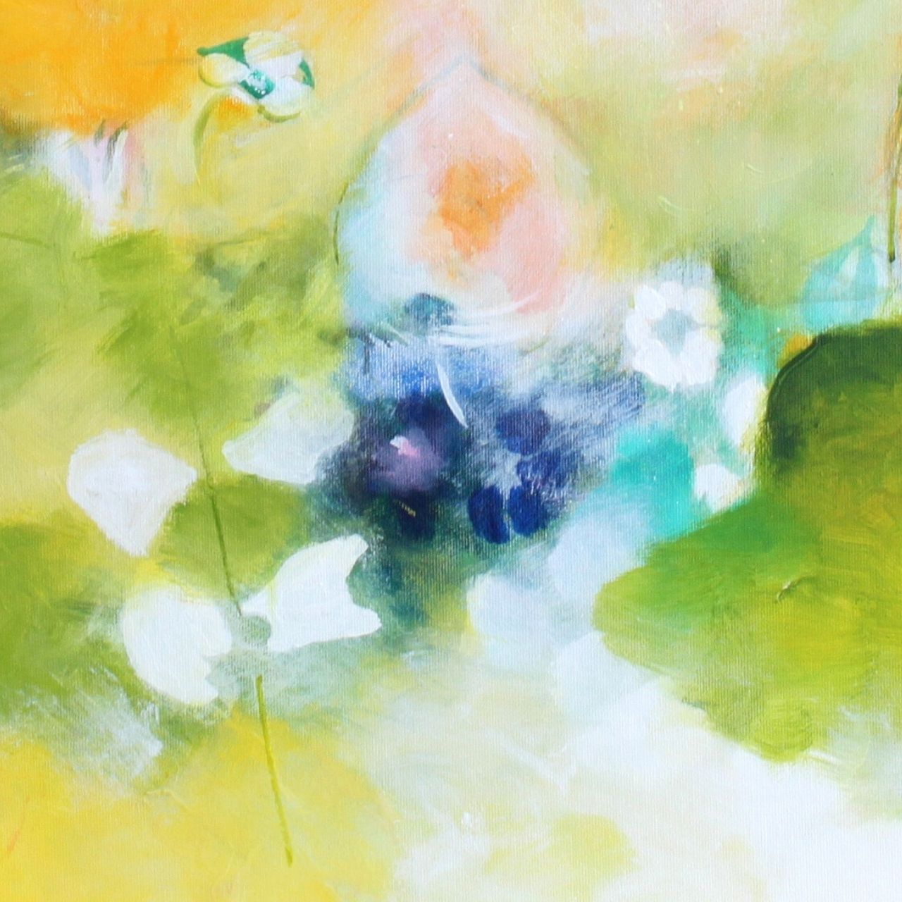 "Sommerhain" Original 80x80cm – Bild 4