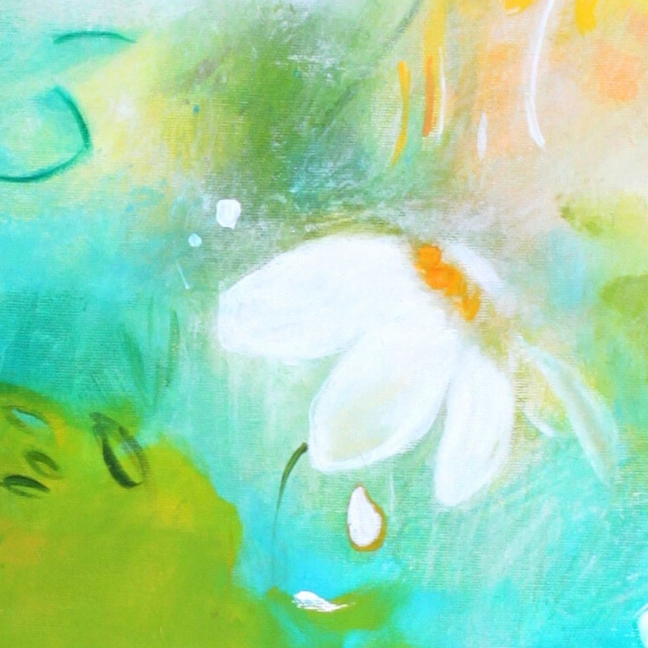 "Geschenk des Lebens" Original 80x100cm – Bild 3