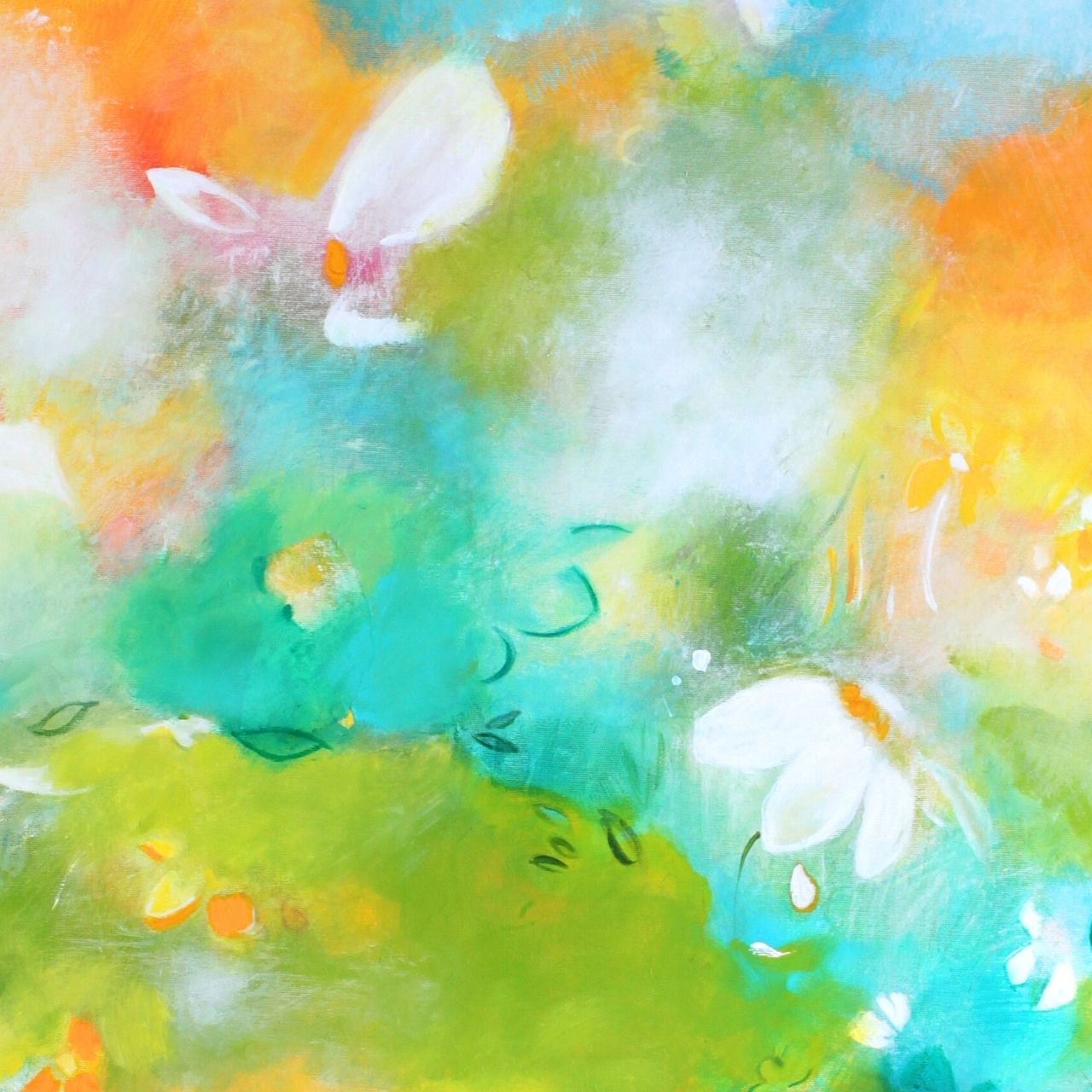 "Geschenk des Lebens" Original 80x100cm – Bild 4