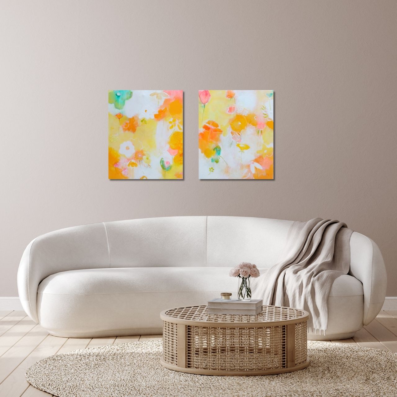 "Im Sonnenlicht" Original 2x 50x60cm