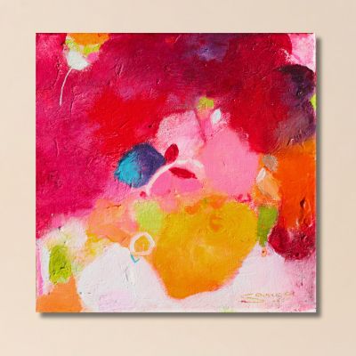 "Roter Zitronentraum" Original 20x20cm