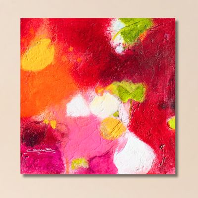 "Freche Rubin Magie" Original 20x20cm