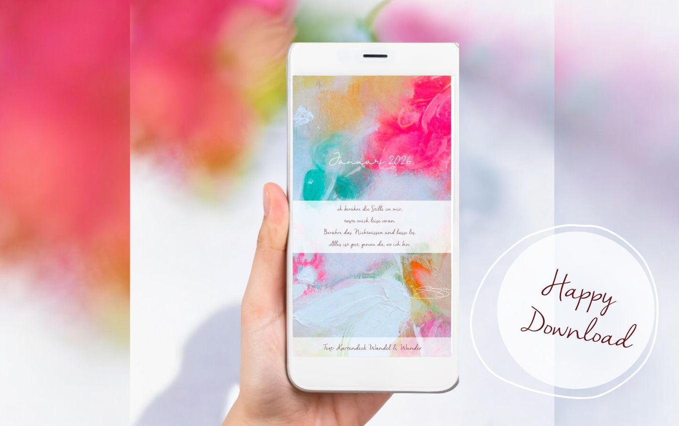  monatlicher, kostenloser Download für dein Handy und  positives Mindset 