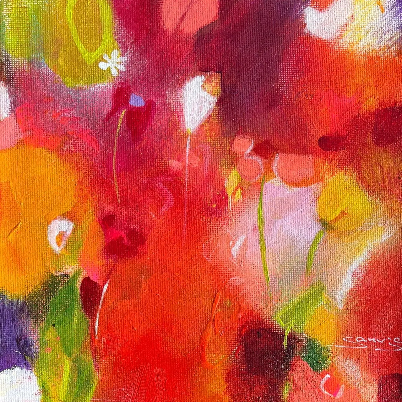 "Sommerzauber" Original 20x20cm