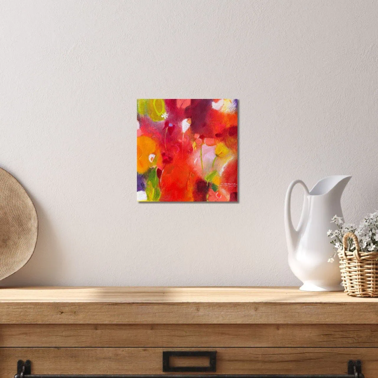 "Sommerzauber" Original 20x20cm – Bild 2