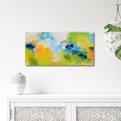 "Ein Augenblick voll Blüte" Original 40x20cm