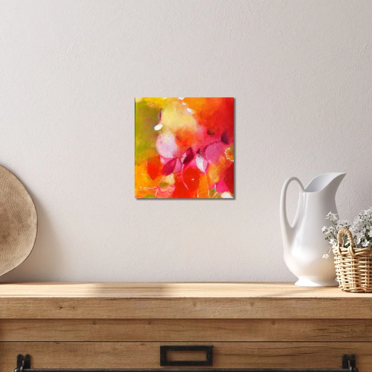 "Lichterwachen " Original 20x20cm – Bild 3