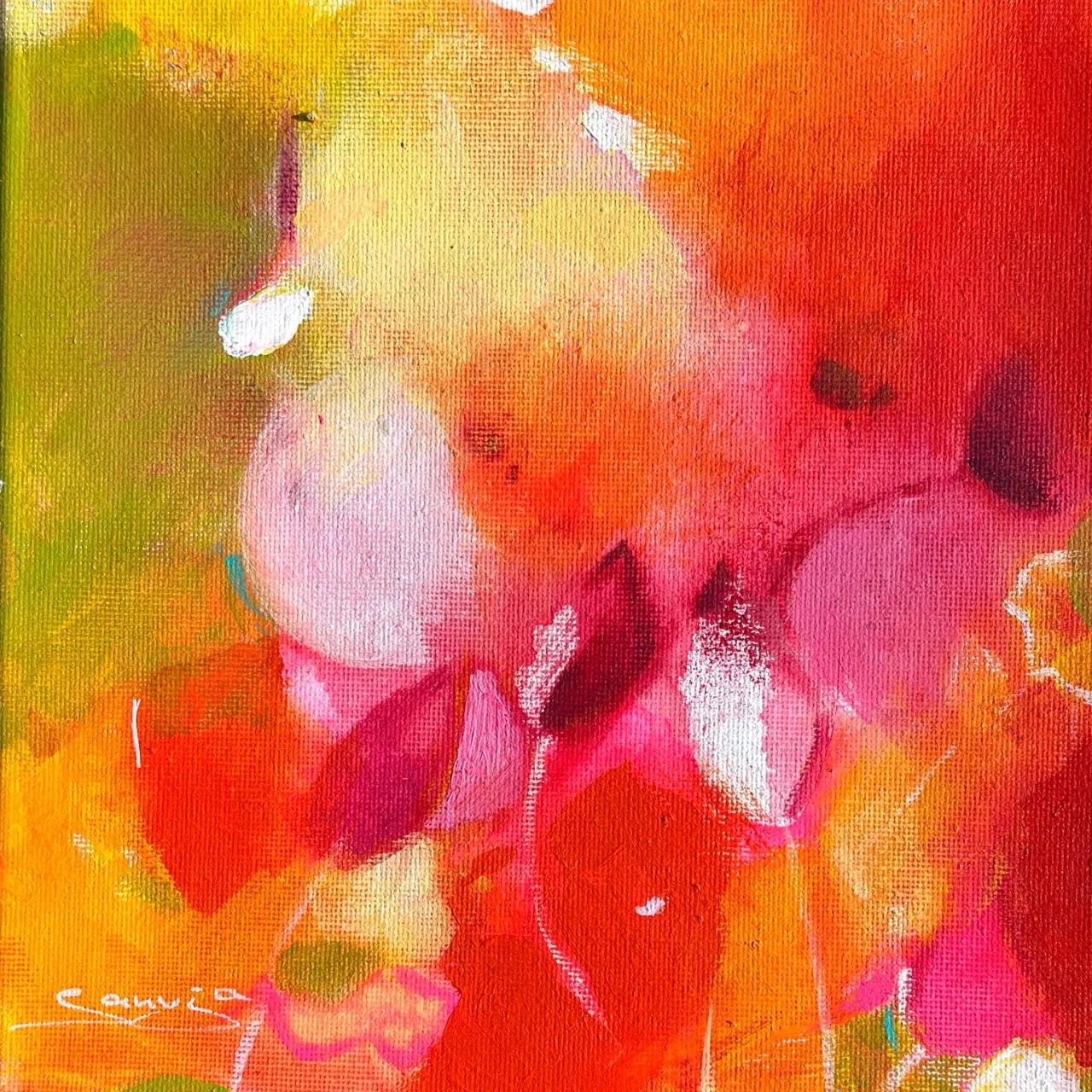 "Lichterwachen " Original 20x20cm