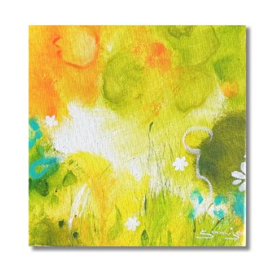 "Im Gras " Original 20x20cm