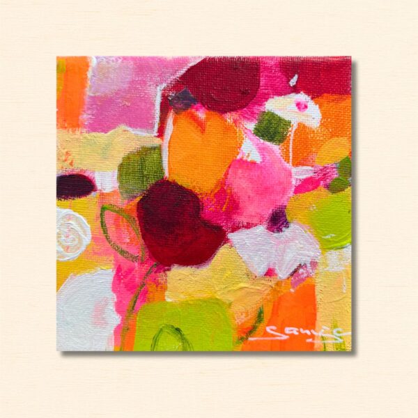 "Sommerfunkeln 2" Original 10x10cm