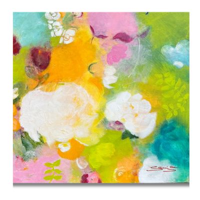 "Blütenflirt" Original 50x50cm