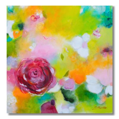 "Rosenglück" Original 70x70cm