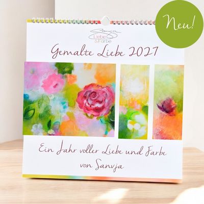Wand-Kalender 2027 Gemalte Liebe